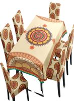 MANTEL MÁS 6 FUNDAS PARA SILLAS L12