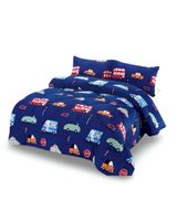 COBERTOR DE INVIERNO INFANTIL CARRO DE NIÑO PLUSH CON CHIPORRO PLAZA Y MEDIA S47