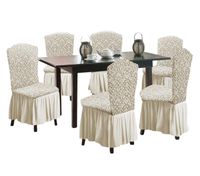 Pack 6 Fundas Sillas Turcas con Diseño 3D F1