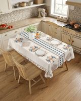 Mantel Antimanchas Grueso Rectangular 140x220 cm 01