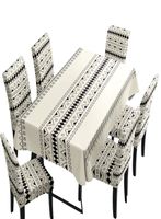 MANTEL MÁS 6 FUNDAS PARA SILLAS L23