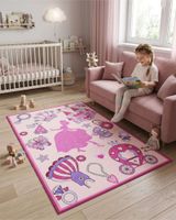 Alfombra de Juegos Infantil Practica de 120x180cm