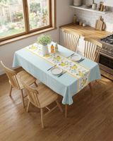 Mantel Antimanchas Grueso Rectangular 140x220 cm 04