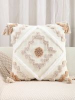 SET 4 FUNDA PARA COJIN MODELO BOHO 45X45 B1