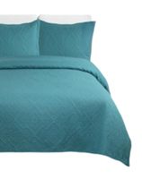 Cubrecama Quilt Verano King Unicolor Ligero E1