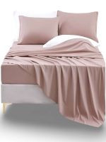 JUEGO DE SABANAS 210 HILOS DORAL 2 PLAZAS ROSADO PASTEL