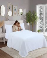 Juego de Sábanas Polar Premium Plaza y Media Térmicas Extra Suaves 01