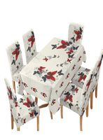 MANTEL MÁS 6 FUNDAS PARA SILLAS L01