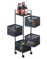 ORGANIZADOR DE FRUTEROS 4 NIVELES CUADRADO