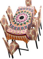 MANTEL MÁS 6 FUNDAS PARA SILLAS L02