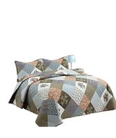 CUBRECAMA COLCHA QUILT DE VERANO 2 PLAZAS A26