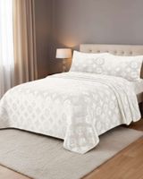 Sabanas Polar Plush 2 Plazas Termicas Invierno Ultra Suave m1