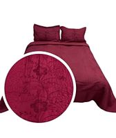 CUBRECAMA COLCHA QUILT DE VERANO PLAZA Y MEDIA BORDADO A2