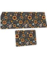 ALFOMBRAS DECORATIVAS COCINA ANTIDESLIZANTE DISEÑO GIRASOL