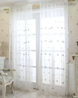 Pack de Visillo transparente con textura 140x230cmv13