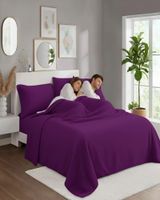 Juego de Sábanas Polar Premium Plaza y Media Térmicas Extra Suaves 02