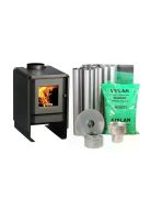 Pack Bosca Estufa a Leña Eco 350 + Kit de instalación