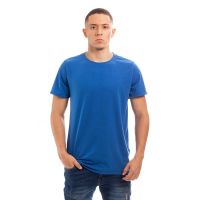 POLERA HOMBRE CUELLO REDONDO MANGA CORTA AZUL