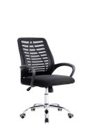 SILLA DE OFICINA EJECUTIVA BARCELONA ERGONOMICA COLOR NEGRO BM-806