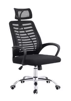 SILLA DE OFICINA EJECUTIVA MADRID ERGONOMICA COLOR NEGRO BM-805