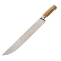 CUCHILLO CARNICERO WAYU MANGO DE MADERA ACACIA