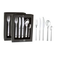 Set Cuchilleria 40 Piezas Acero Inoxidable Arthome CUC01