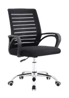 SILLA DE OFICINA EJECUTIVA BUDAPEST ERGONOMICA COLOR NEGRO BM-807