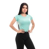 POLERA MUJER CUELLO REDONDO MANGA CORTA CALIPSO