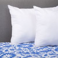 Plumon Mexico Azul 2 Pl + Pack Almohadas Blanco Arthome