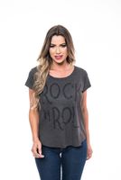 POLERA MC PEDRERIA ROCK LETTERS GRAY  RC-17