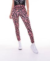 CALZA LEGGINS  ANIMAL PRINT  ROSA-NEGRO
