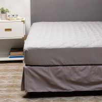 Cubrecolchon + Faldon Gris Arthome Super King