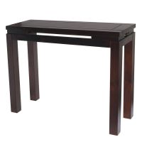 MESA DE ARRIMO MARTINA COLOR MADERA CHOCOLATE