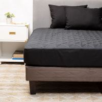 Pack 2 Almohadas Negro + Cubrecolchon Negro 2 Pl Arthome