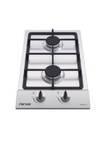 Encimera a Gas 2 Plastos Encendido Eléctrico FCE 2HF GL INOX