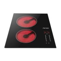 Encimera Eléctrica 2 Platos Fensa Vitrocerámica FEV 2T