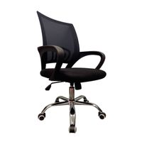 Silla Ejecutiva Escritorio Ezri Mesh Negro Muebles Metinca