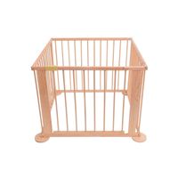 Corral De Madera Natural Para Bebes y Niños