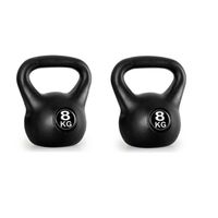 Set Par de Pesas Rusas Kettlebell 8kg Entrenamiento