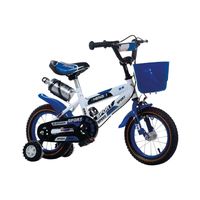 Bicicleta Infantil Lumax Aro 12 Azul Con Rueditas