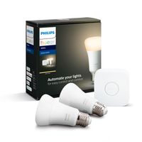Kit Philips Hue Bridge + 2 Ampolletas Blancas BT