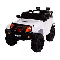 Auto A Bateria Jeep 12v Control Blanco