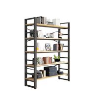 Estante Exhibidor Biblioteca 5 Niveles Con Repisa 175x33x140