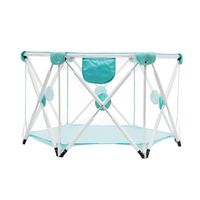 Corralito Para Bebe Plegable Gimnasio De Juegos Celeste