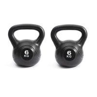 Set Par de Pesas Rusas Kettlebell 6kg Entrenamiento