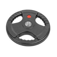 Disco Olimpico 5 Kg con asas recubierto en goma