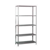 Exhibidor Repisa Metalica Armable Mecano 120x45x200cm 250Kg