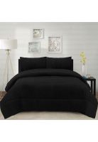 Cubrecama Corduroy Termico 2P - Negro