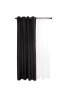 Set Cortinas 8P Natales 140X220 Color Negro