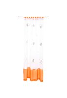 Cortina Velo Bordado Jx 140X230 Vaca